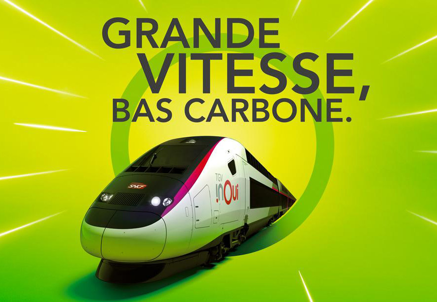 TGV Grande vitesse bas Carbone