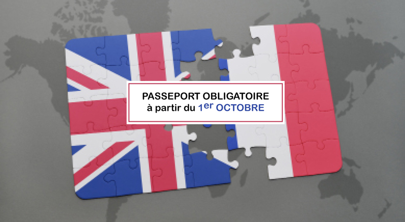 Passeport Obligatoire à partir du 1er octobre