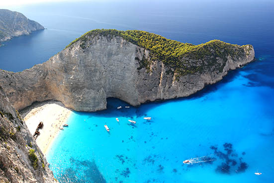 L'île de Zante en Grèce